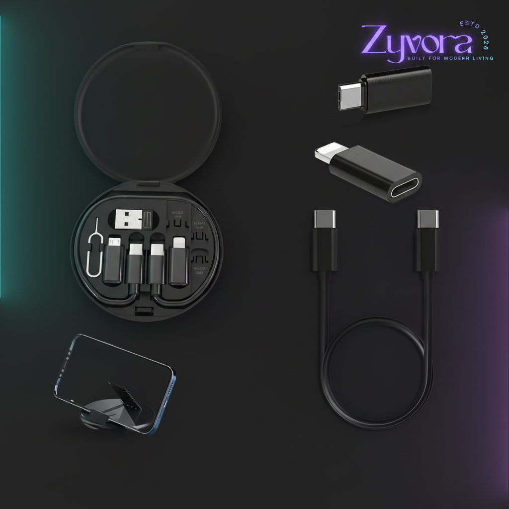 Zyvora 5-in-1 Charging Kit