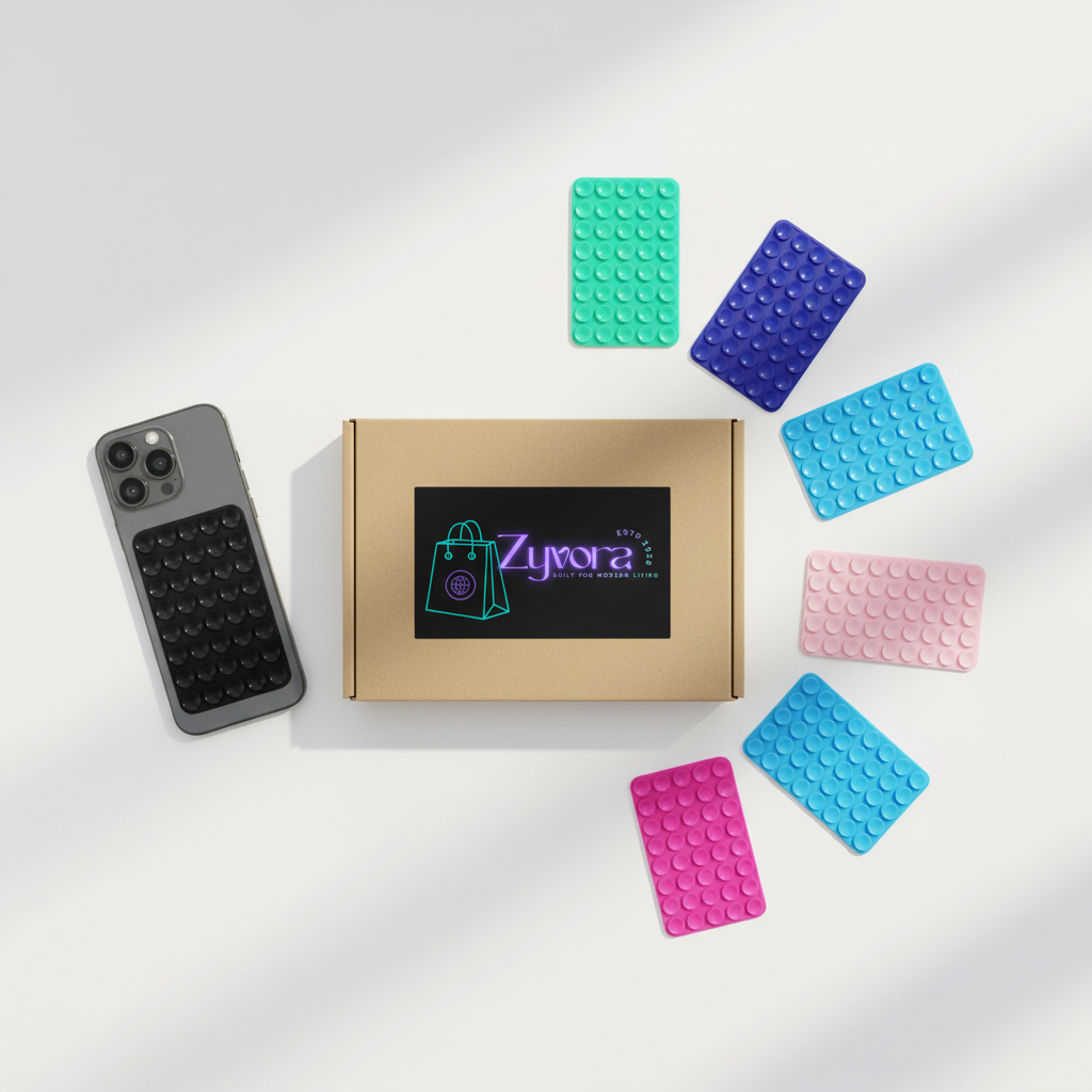Zyvora Silicone Back Sticker